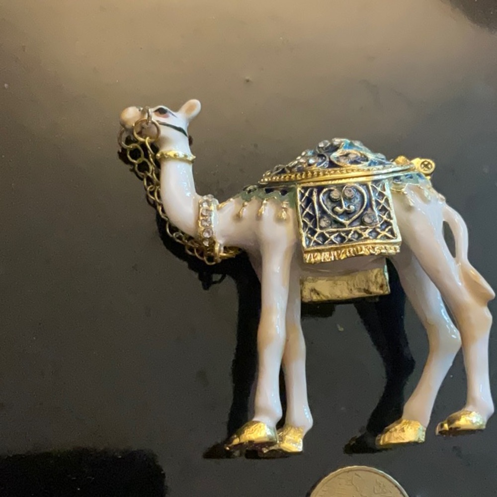Decorative Camel Figurine with Intricate Design